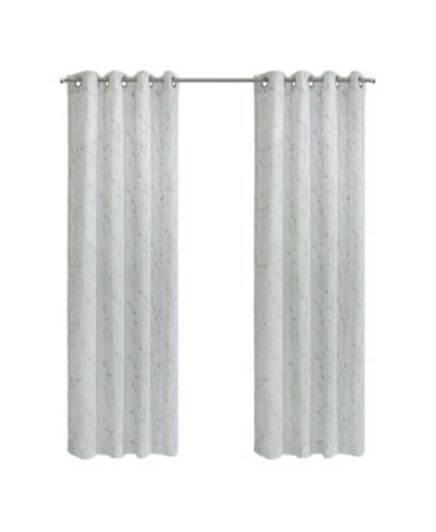 Habitat Ivy Light Filtering Grommet Botanical Motif Print Curtain Panel for Livingroom