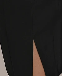 Donna Karan New York Women's Square Neck Midi Dress