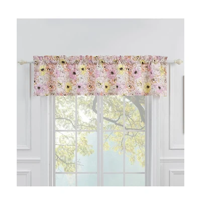 Greenland Home Fashion Misty Bloom Bow Tie Window Kitchen Curtain Valance