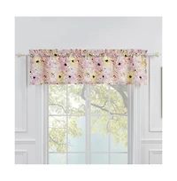 Greenland Home Fashion Misty Bloom Bow Tie Window Kitchen Curtain Valance