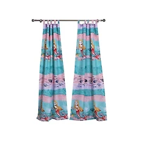 Greenland Home Fashion Mermaid High Quality Polyester Fabric Curtain Valance With 3" Rod Pocket - Multi 84x21"