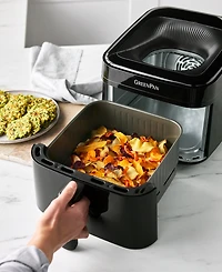 GreenPan 7-Quart Top-View Cyclone Halogen Air Fryer