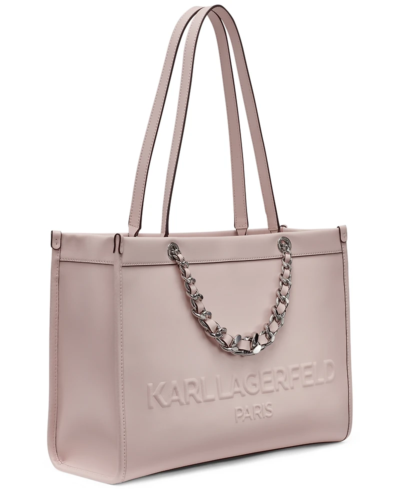 Karl Lagerfeld Paris Savoie Large Leather Tote Bag