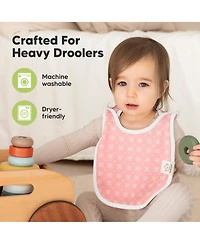 KeaBabies 8-Pack Baby Bibs for Boys, Girls, Pull-on Bibs, Baby Drool Bibs for Baby Boy, Baby Girl, Baby Bib Unisex