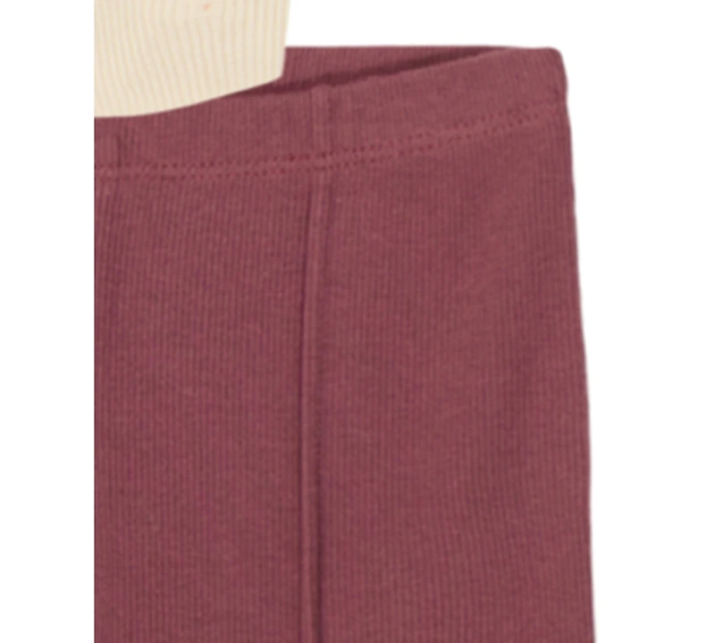 Kids Headquarters Girls 4T-6X Crewneck Top and Leggings Pants, 2-Piece Set