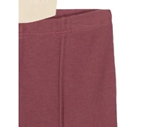 Kids Headquarters Girls 4T-6X Crewneck Top and Leggings Pants, 2-Piece Set