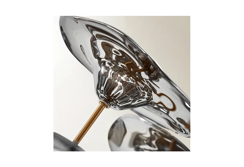 Z Gallerie Tinslee Chandelier - Smoke