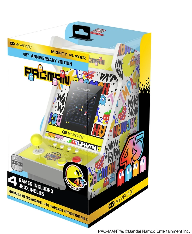 My Arcade Pac-Man 45th Anniversary Mighty Player Portable Retro Arcade