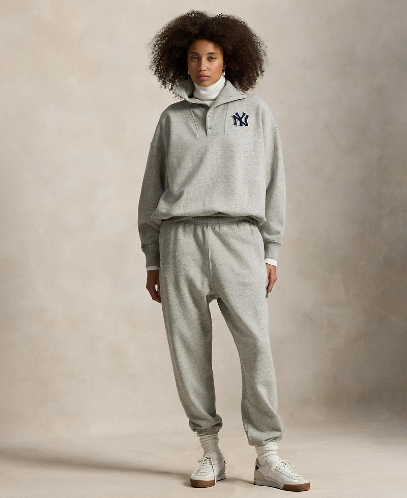 Polo Ralph Lauren Women's Vintage-Inspired Yankees Long Sleeve Pull-On Sweatshirt
