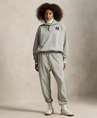 Polo Ralph Lauren Women's Vintage-Inspired Yankees Long Sleeve Pull-On Sweatshirt