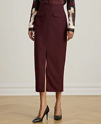 Lauren Ralph Women's Pencil Midi Skirt