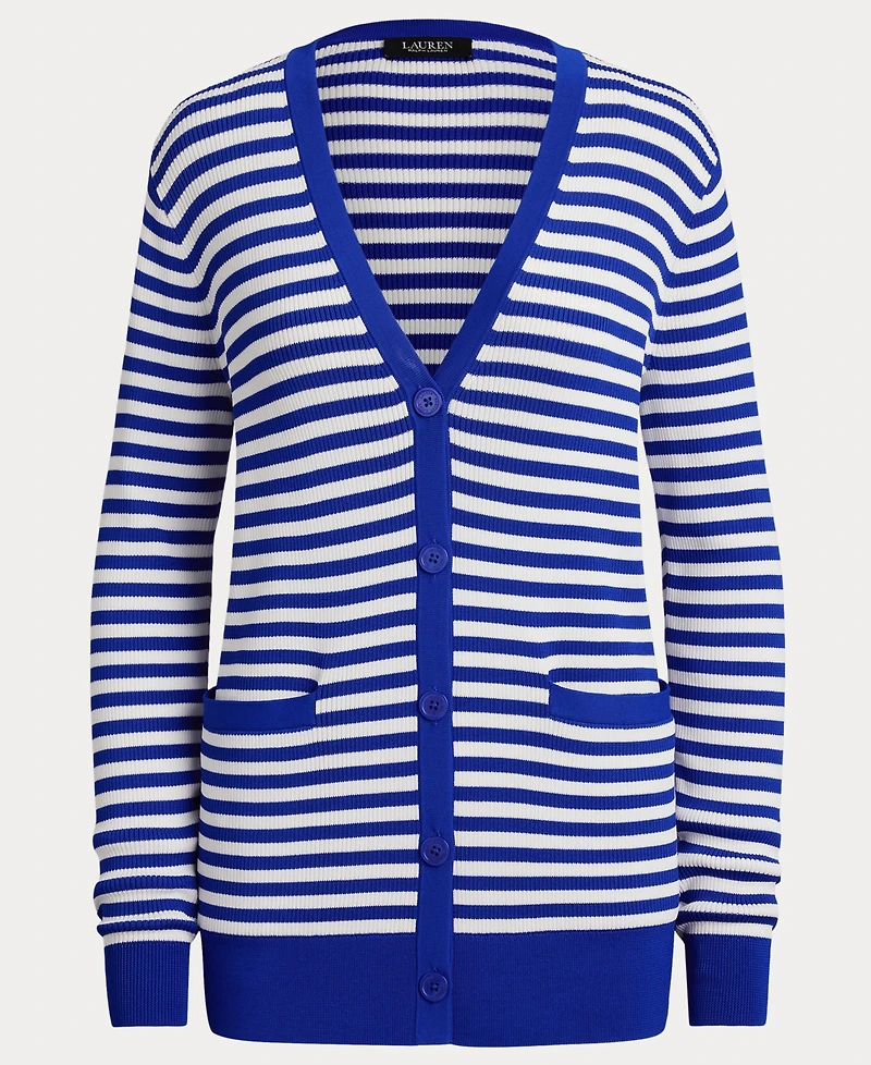 Lauren Ralph Women's Long-Sleeve V-Neck Cardigan