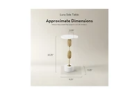Z Gallerie Luna Side Table