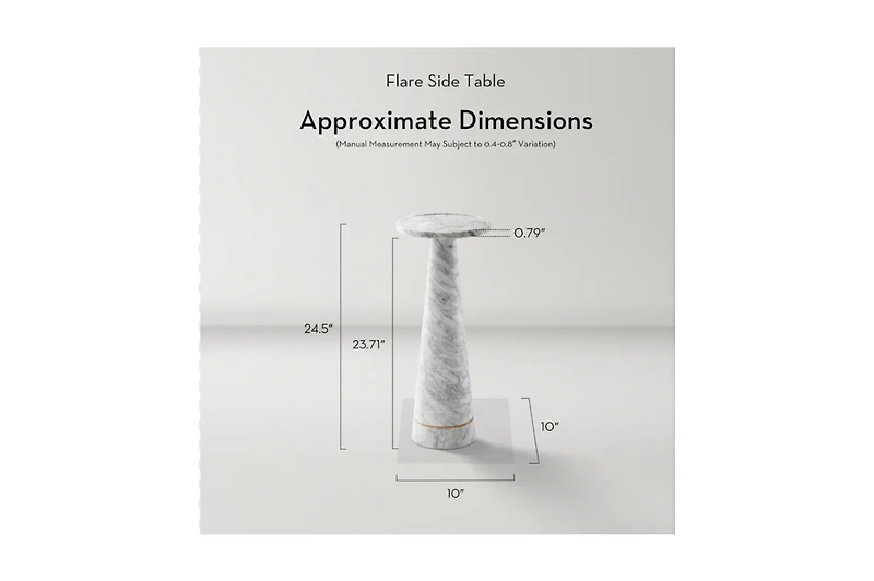 Z Gallerie Flare Side Table