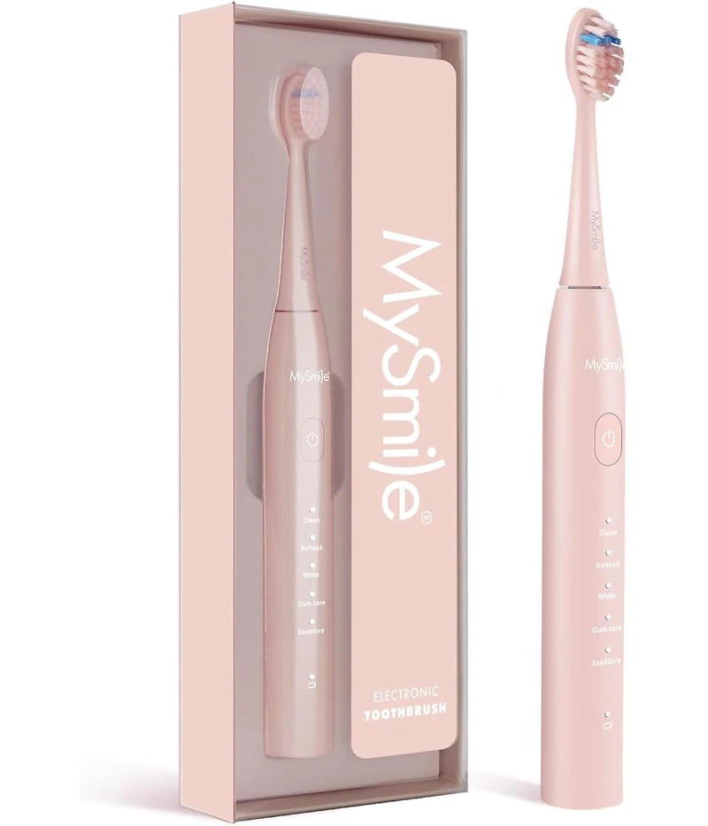 MySmile DY156 Electric Toothbrush (Pink) & Nano-Hydroxyapatite Toothpaste Bund