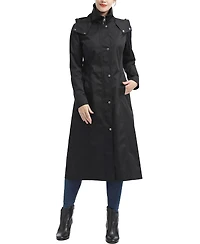 kimi + kai Women's kimi + kai Water-Resistant Hooded Long Coat