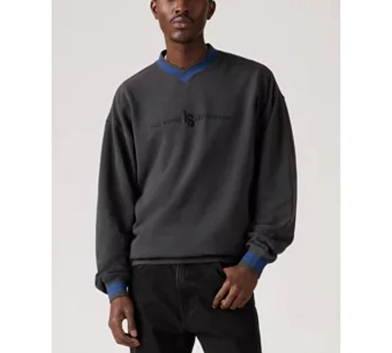Levi's Men's V-Neck Long-Sleeve Sweatshirt