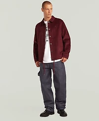 G-Star Raw Men's Straight-Fit Collared Corduroy Jacket