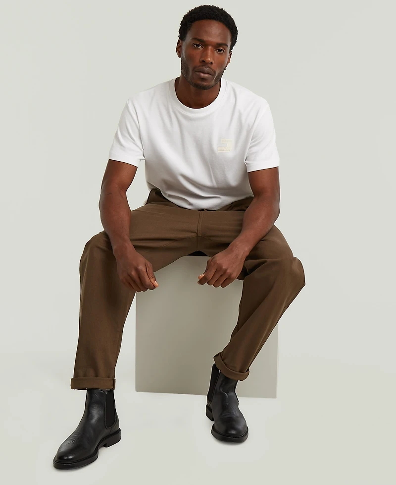 G-Star Raw Men's Pleated Relaxed-Fit Chino Pants