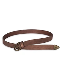 Frye Women's 25mm Metallic Suede Belt