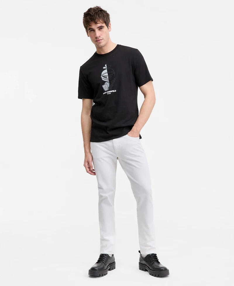 Karl Lagerfeld Paris Men's Split Personality Graphic T-Shirt
