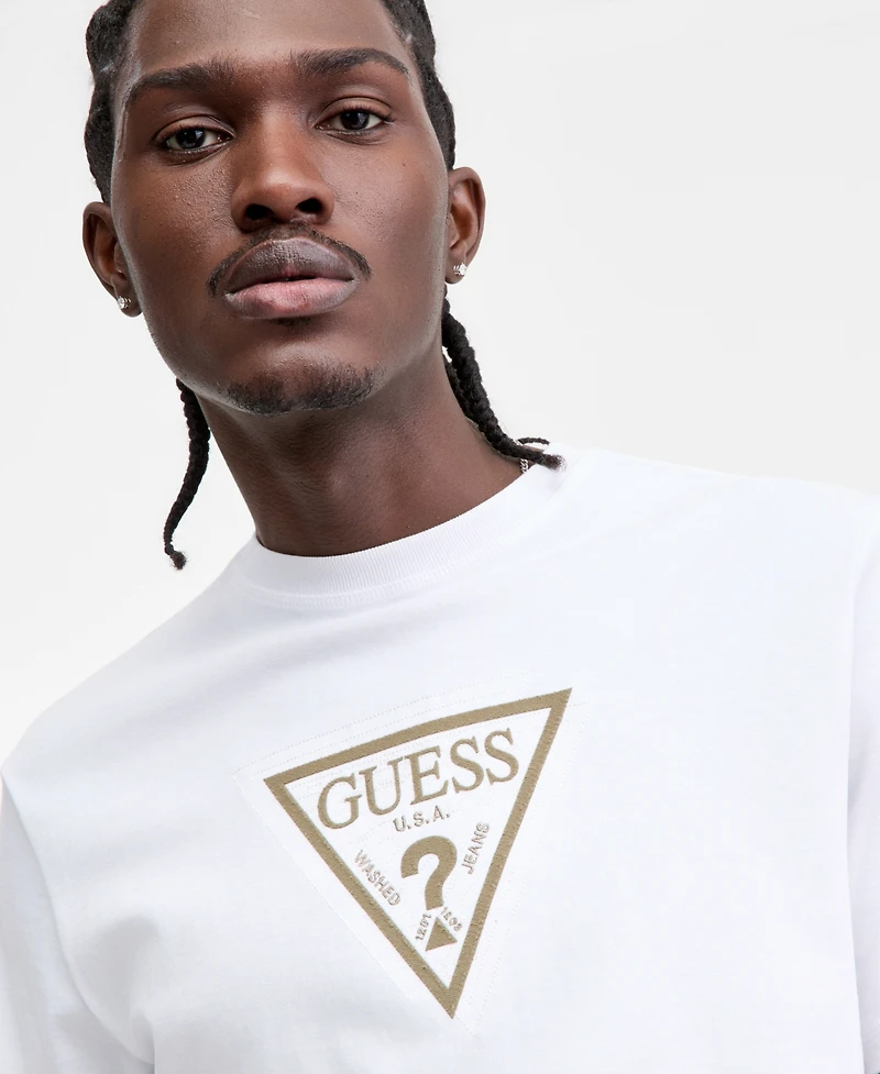 Guess Men's Terry Logo T-Shirt