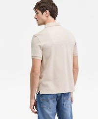 Guess Men's All-Over Jacquard Knit Polo Shirt
