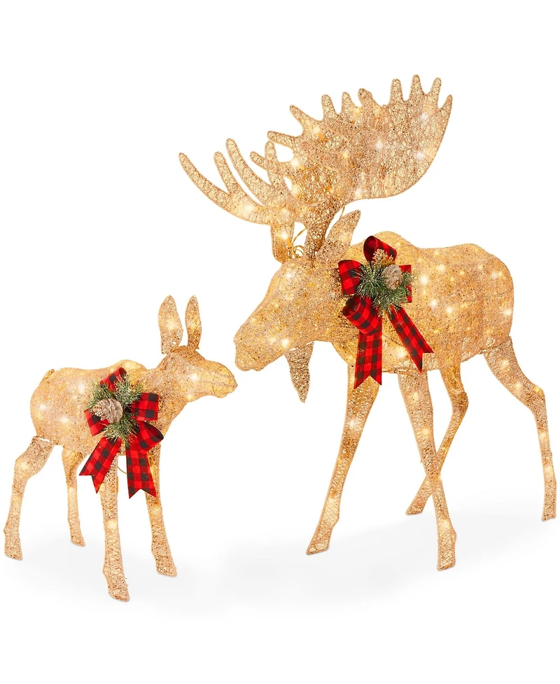 Best Choice Products 2-Piece Moose Lighted