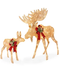 Best Choice Products 2-Piece Moose Lighted
