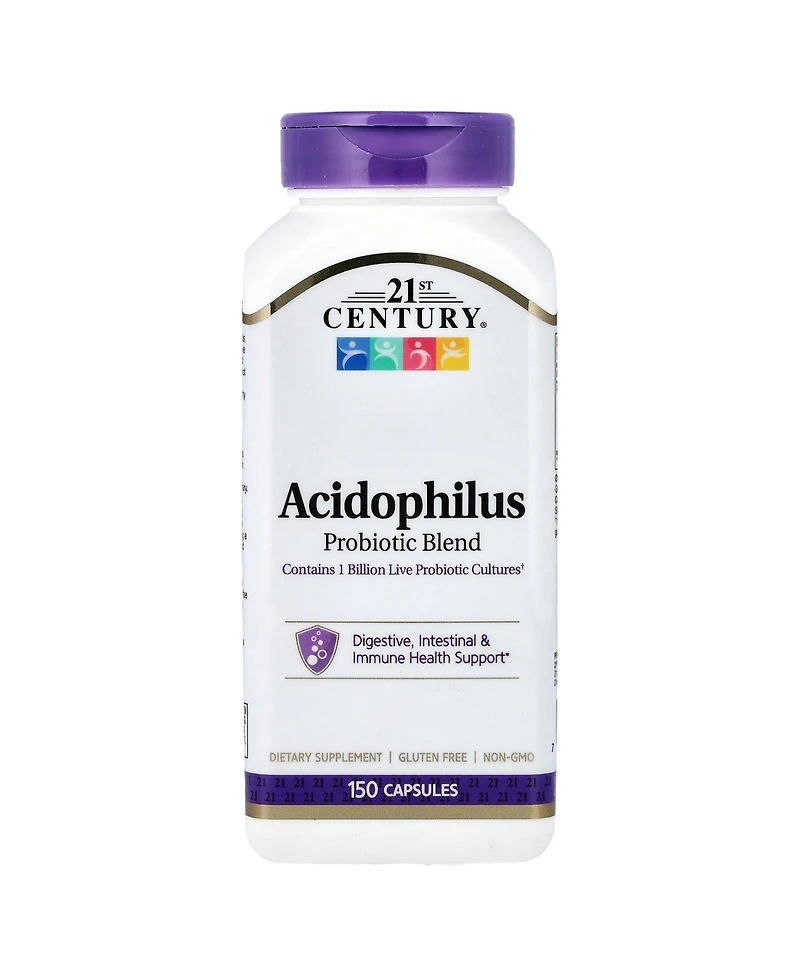 21st Century Acidophilus Probiotic Blend Capsules, 150 Count