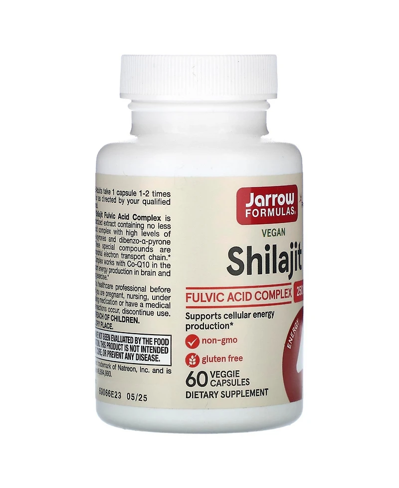 Jarrow Formulas Nutrition Shilajit Fulvic Acid Complex 250 mg