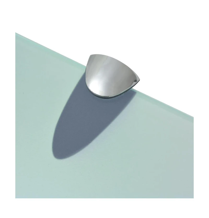 vidaXL Floating Shelf Glass 23.6"x7.9" 0.3"