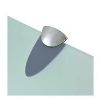 vidaXL Floating Shelf Glass 23.6"x7.9" 0.3"
