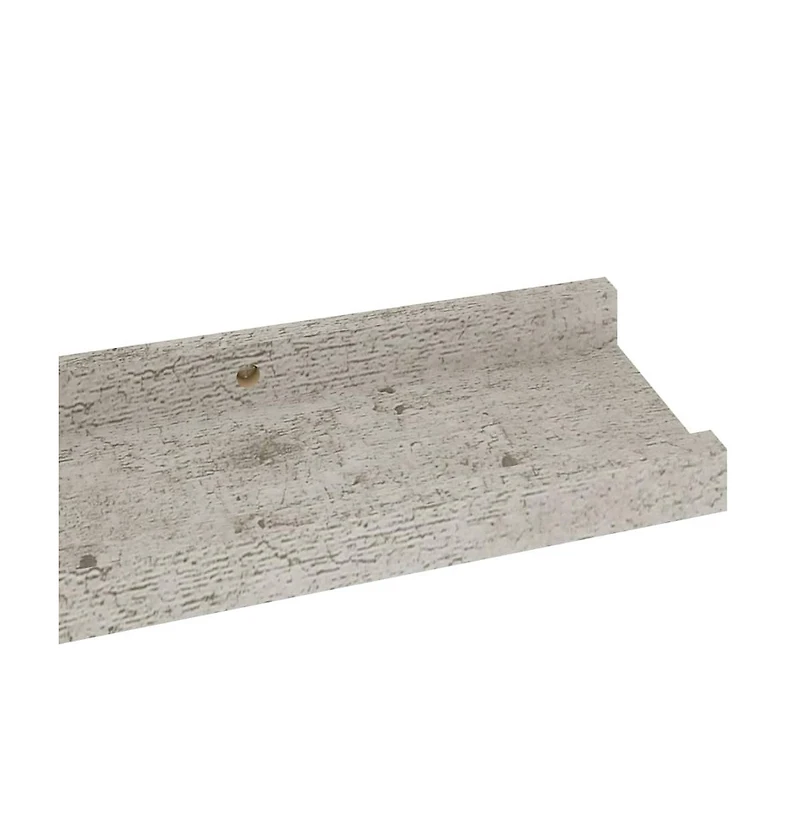 vidaXL Wall Shelves 2 pcs Concrete Gray 23.6"x3.5"x1.2"