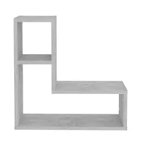 vidaXL Wall Shelves 2 pcs Concrete Gray 19.7"x5.9"x19.7" Engineered Wood