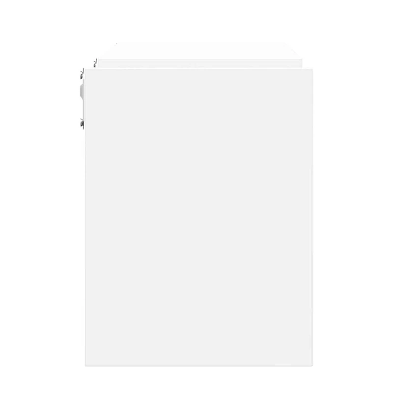 vidaXL Wall Shelves 2 pcs White 39.4"x5.9"x7.9" Engineered Wood