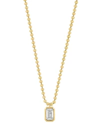 Effy Collection Certified Lab-Grown White Diamond Necklace (1 ct. t.w.) in 14k Yellow Gold