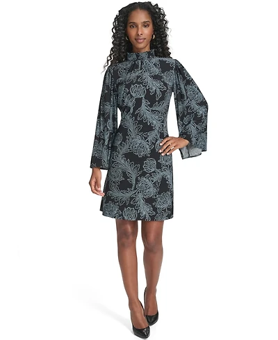 Tommy Hilfiger Women's Printed A-Line Shift Dress