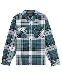 Hurley Men's Santa Cruz Seaside Flannel Long Sleeve Shirt