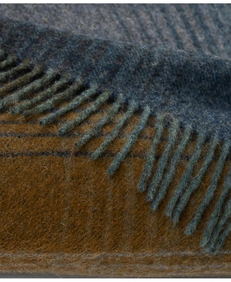 Prince of Scots Highland Tweeds Shetland Lambswool Throw, 55 " x 72"