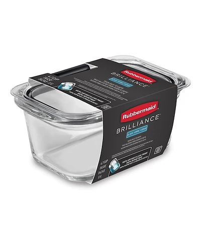 Rubbermaid Brilliance 4.7-Cup Food Storage Container