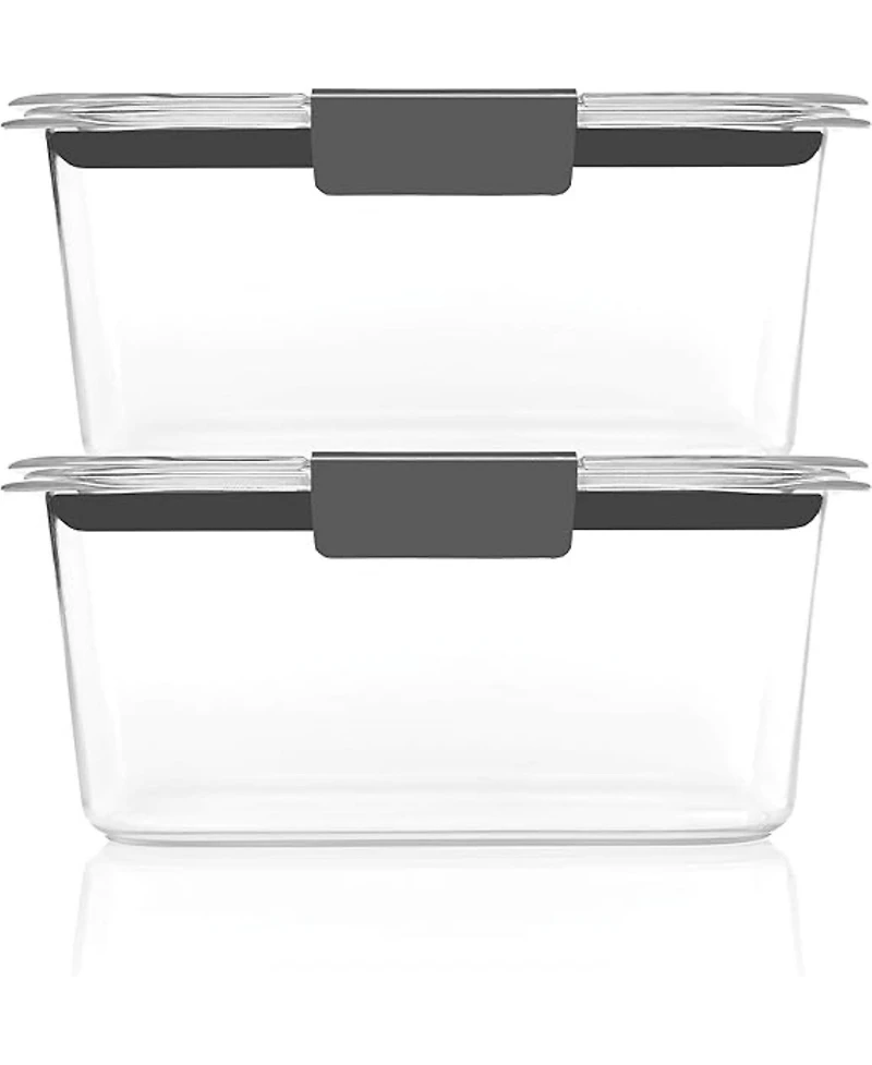Rubbermaid Brilliance 4.7-Cup Food Storage Container, 2-Pack