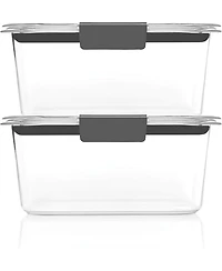 Rubbermaid Brilliance 4.7-Cup Food Storage Container, 2-Pack