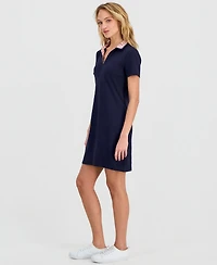 Nautica Jeans Women's Cotton Double-Collar Polo Dress
