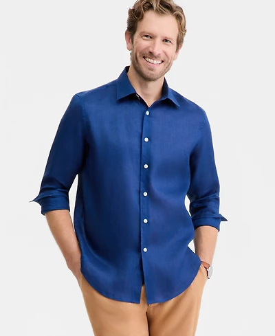 Club Room Men's 100% Linen Shirt