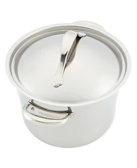 Anolon Nouvelle Copper Stainless Steel Cookware Set, 10 Piece