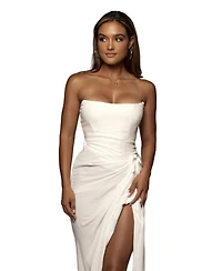 Jluxlabel Women's Fenix Reversible Linen Corset