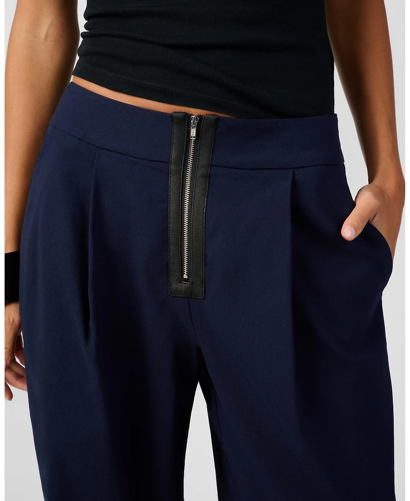 WeWoreWhat-Women's Zip Front Trouser