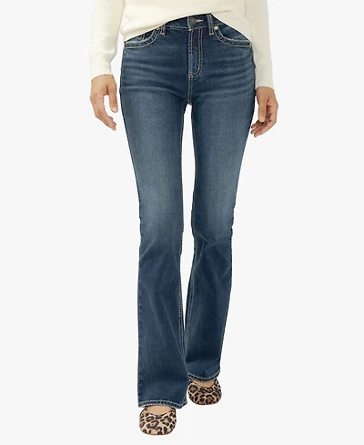 Silver Jeans Co. Women's Avery High Rise Curvy Fit Bootcut
