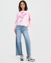 Grayson Threads, The Label Juniors' Hello Kitty Balloon Valentine's Day Fleece Sweatshirt